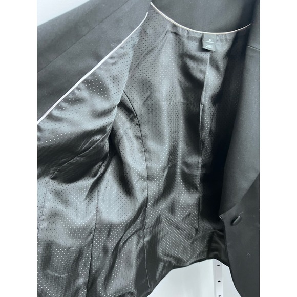 White House Black Market Black Tuxedo Jacket Size 6 - Picture 10 of 17